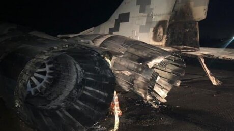 ​В ВСУ уничтожили свой истребитель "МиГ-29", даже не поднимаясь в небо: опубликованы кадры