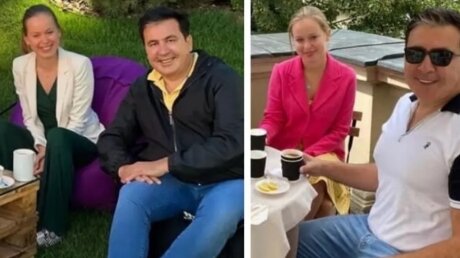 Женатый Саакашвили закрутил роман с 30-летней Елизаветой Ясько из партии Зеленского