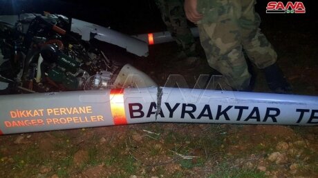 Сирийские ПВО сбили очередной турецкий ударный беспилотник Bayraktar TB2
