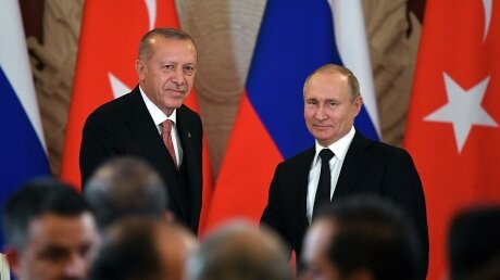 Эрдоган выразил поддержку усилий Путина по Карабаху
