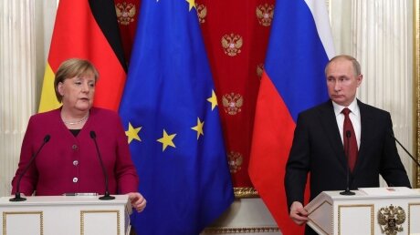 ​От ситуации с коронавирусом до проблем в Донбассе: Меркель и Путин провели телефонный разговор