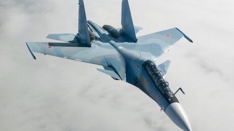Прогнал за считанные минуты: в Сети появилось видео перехвата американских самолетов российским Су-30