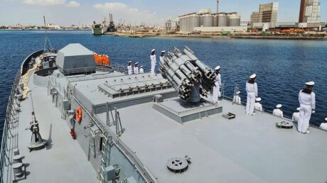 Исторический заход фрегата "Адмирал Григорович" в Судан попал на видео