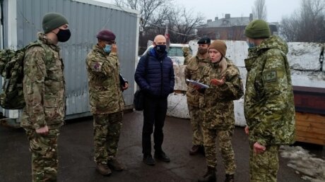 Британские военные засветились в Донбассе