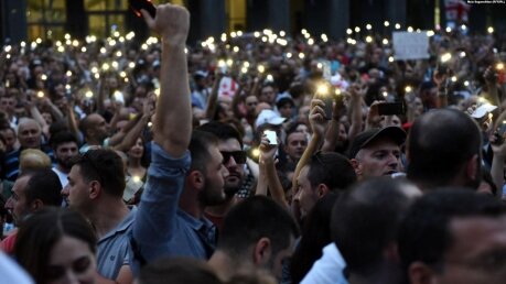 грузия, протесты, лавров, визит, тбилиси