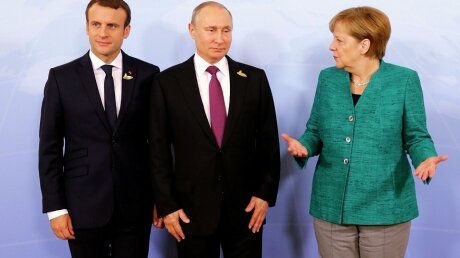 В МИД Украины подняли тревогу из-за несостоявшихся переговоров Путина, Меркель и Макрона