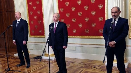 Завершились переговоры Путина, Пашиняна и Алиева: итоги трехсторонней встречи по Карабаху