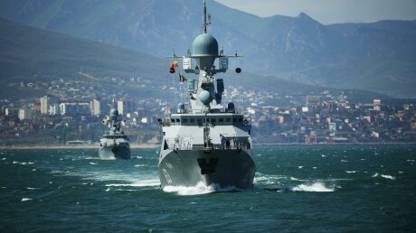 В Черное море зашли корабли Каспийской флотилии