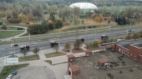 ​В центре Минска вновь замечены колонны бронетехники: кадры