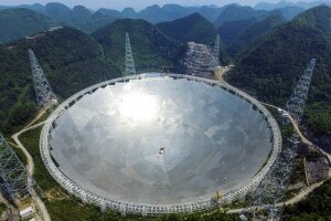 Китай, радиотелескоп, FAST, эксплуатация, космос, наука. техника, ученые, астрономия 
