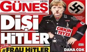 Турция, газета, политика, Германия, Ангела Меркель, госпожа Гитлер
