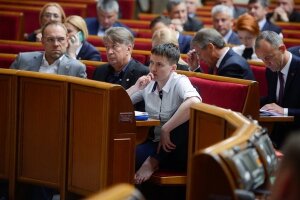 Украина, Надежда Савченко, Верховная Рада, депутаты, Андрей Парубий, спикер