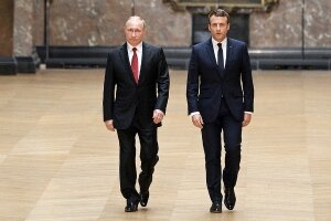 россия, путин, макрон, франция, политика, переговоры 