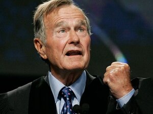 Джордж Буш-старший, больница, травма, состояние