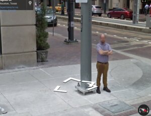 Google Maps, Хьюстон, Street View, курьез