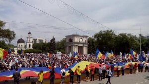 кишинев, молдавия, митинг, видео