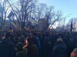 киев, украина, народное вече, майдан, столкновения, блокада лднр, требования