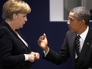 обама, меркель, германия, визит, донбасс, россия, нато, усиление 