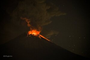 Мексика, вулкан, Попокатепетль, пепел, власти, извержение, Мехико,