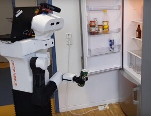 Германия, инженеры, робот, пиво, холодильник, устройство, PALRobotics, TIAGo, суперкомпьютер, NVIDIA Jetson TX2, холодильник, гуманоид