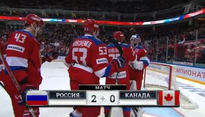 Россия, Канада, хоккей, кубок первого канала, голы, обзор, видео 
