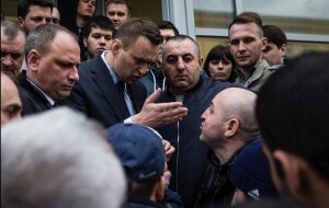 Россия, Алексей Навальный, Волгоград, митинг, драка, происшествия, общество
