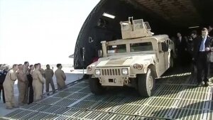 армия сша, учения, происшествия, бронеавтомобиль Humvee, видео