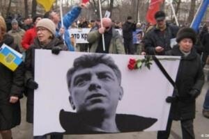 Украина, Киев, посольство России, Борис Немцов, Солидарность