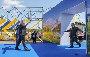 Петр Порошенко, Украина, Евросоюз, безвизовый режим, видео, Словакия, двери, Ужгород