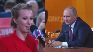 Ксения Собчак, Владимир Путин, Россия, выборы, реакция