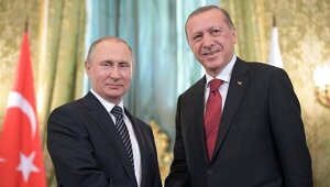 Владимир Путин, Реджеп Эрдоган, Россия, Турция, переговоры, Сирия, союз