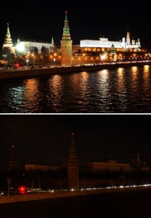 Россия, Москва, "Час Земли", общество, электроэнергия, природа, мир, ресурсы