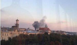 Украина, Львов, пожар, видео, происшествия, воинская часть