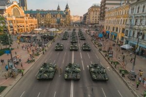 киев, парад, военная техника,с кандал, происшествия