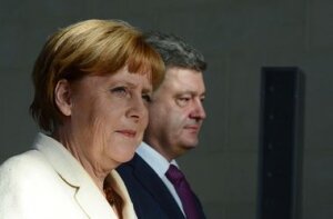 порошенко, меркель, берлин, германия, россия, рф, украина, санкции, донбасс, видео
