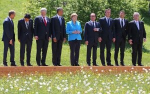саммит G7, семейные фото, германия