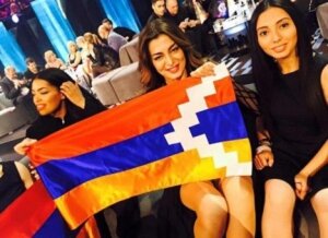 Ивета Мукучян, Нагорный Карабах, Евровидение, флаг, Армения, EBU