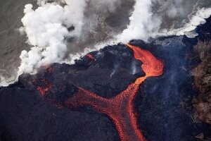 наука, технологии, происшествие, извержение вулкана (новости), Гавайи, климат, земельный участок, лава