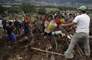 оползни, новоднения, колумбия, стихийные бедствия, происшествия, жертвы 