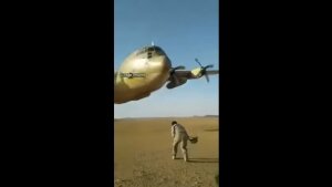 йемен, самолет, с-130, полет, военные, видео, кадры, военное обозрение 