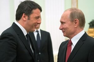 Путин, ренци, пресс-конференция, политика, экономика, Россия, Италия, Милан