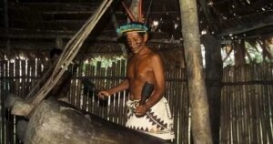 туземцы, племя бора, Амазонка, сообщение, барабаны, manguare, коммуникация