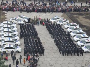 новости украины, новости полтавы, патрульная полиция, присяга, фото