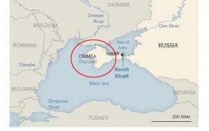 крым, россия, украина, The New York Times, карта, фото, признали, сша, крым - россия