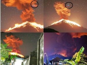 наука, Индонезия вулкан Агунг аномалия происшествия НЛО, происшествие 
