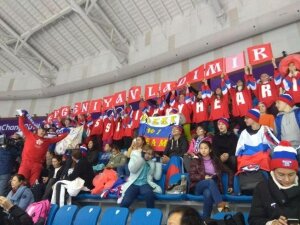 олимпиада, 2018, россия, флаг, трибуны, фигурное катание, фото 