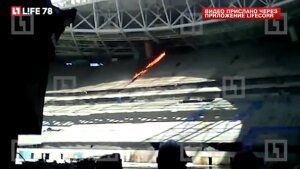 санкт-петербург, зенит-арена, стадион, пожар, происшествия 