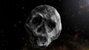 Астероид 2015 TB145, планета, небесное тело, человеческий череп, астероид, тепловое излучение, инфракрасная область, траектория, эллипсоид, свет