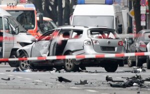 Берлин, взрыв, автомобиль, полицейский, жертва