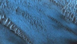 наука, технологии, Марс кратер синий песок иллюзия (новости), феномен, космос